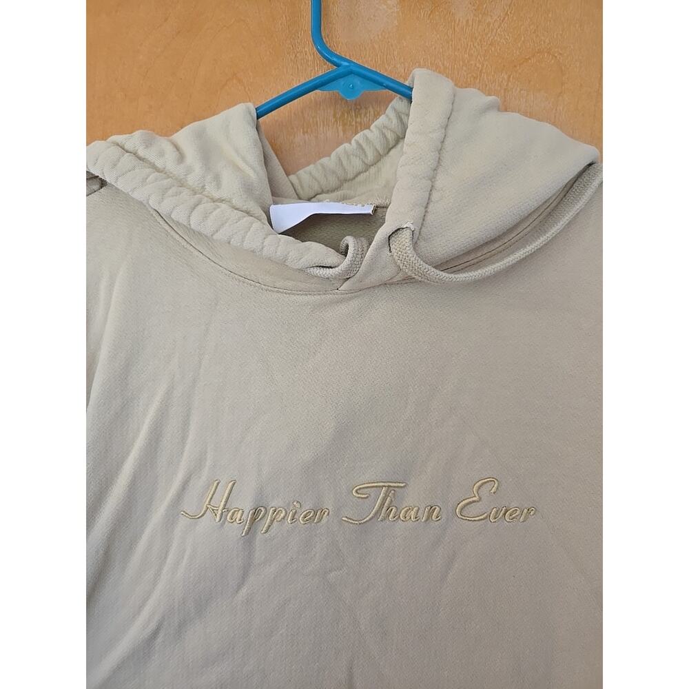 Billie Eilish Happier Than Ever Hoodie XL Official Tour Merch Authentic Pockets